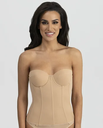 BT 0898 LOW BACK STRAPLESS LONGLINE BRA