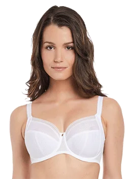 Fantasie Fusion Underwire Full Cup Bra With Side Support, White | White Bra | Fusion Bra In White