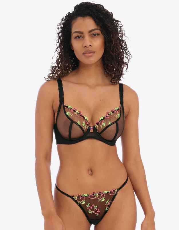 Freya Loveland Plunge Bra Black