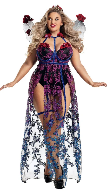 Plus Size Dark Fairy Queen Costume