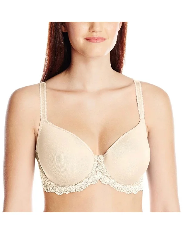 Wacoal Embrace Lace Underwire Contour Bra, Naturally Nude/Ivory | Nude Wacoal Embrace Lace Bra