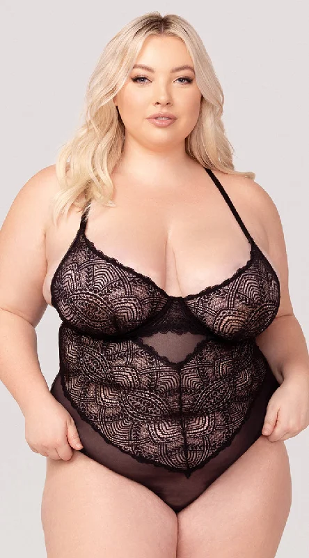 Yandy Plus Size Intricate Lover Teddy