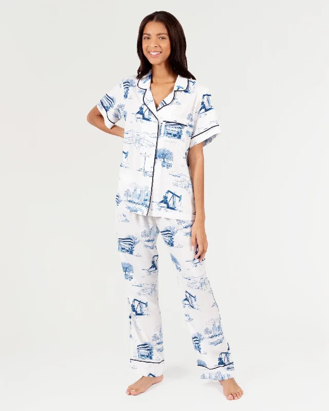 Houston Toile Pajama Pants Set