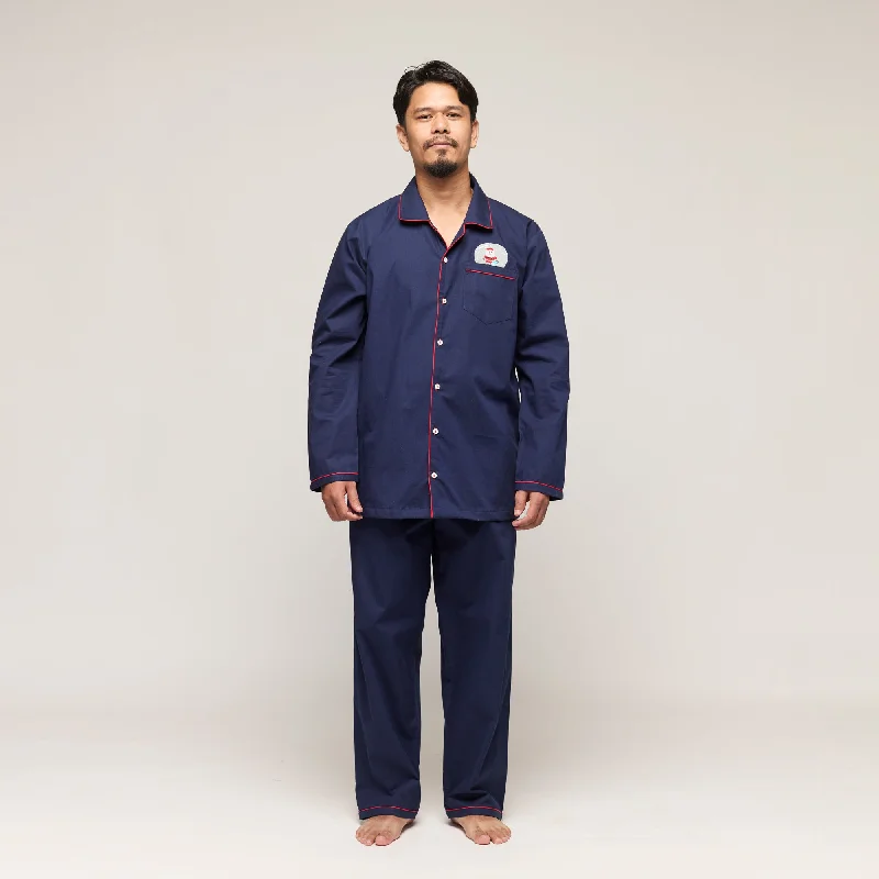 Men Snowy Night Pajama Set