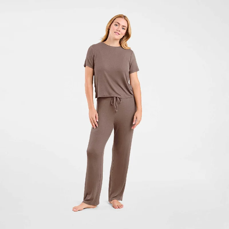 Ribbed Pajama Set | Mocha