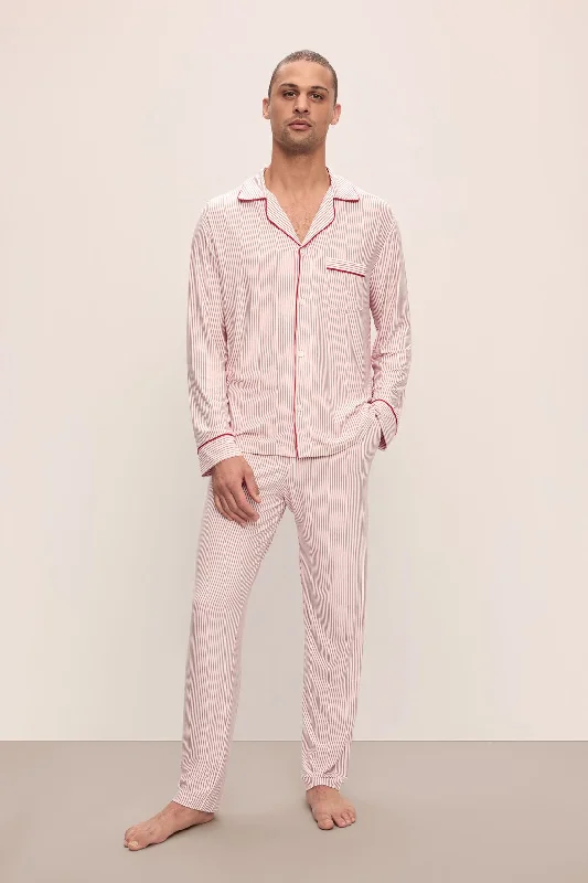 William Printed TENCEL™ Modal Long PJ Set